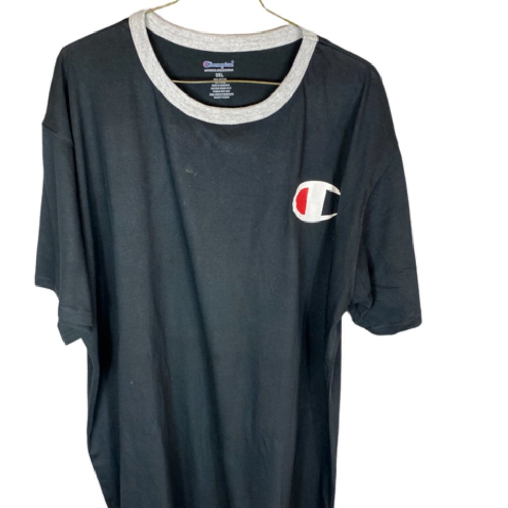 Champion Tee Shirt, Black, Short Sleeve, 3X MAKE OFFER NOW!